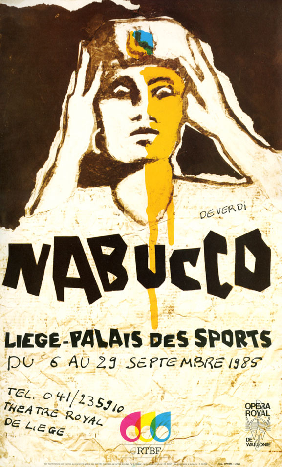 affiche Nabucco, 1985