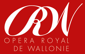 Logo ORW Opéra Royal de Wallonie (projet fond coloré)