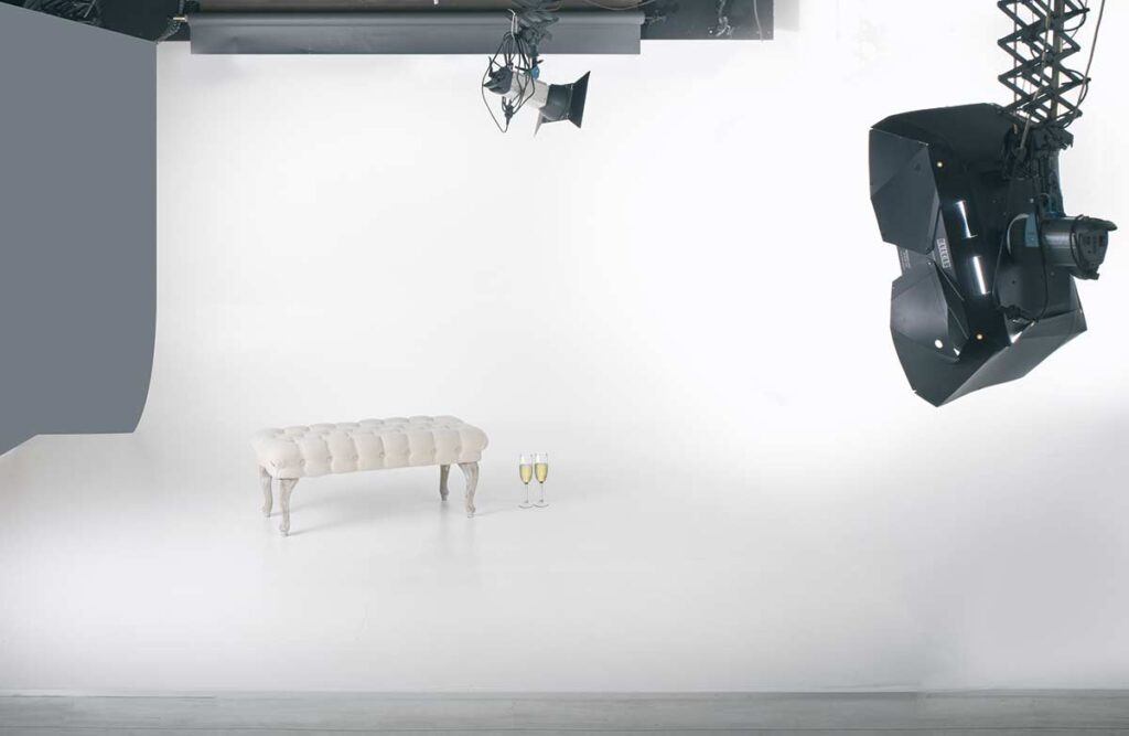 Studio photo de la photographe portraitiste Joëlle Verlaine chez Photo Nelissen